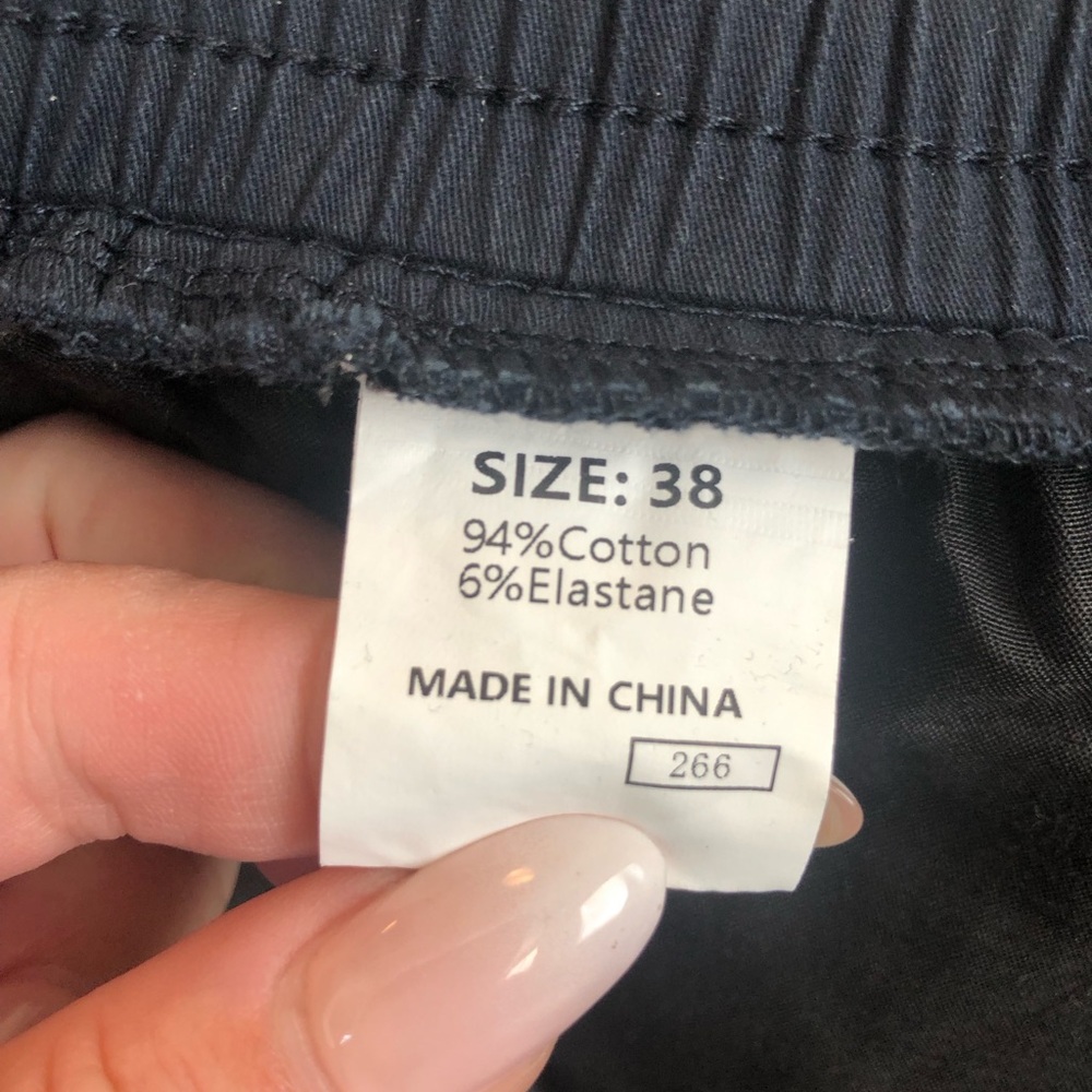 Men's Navy Casual Drawstring Shorts - Picture 5 of 5